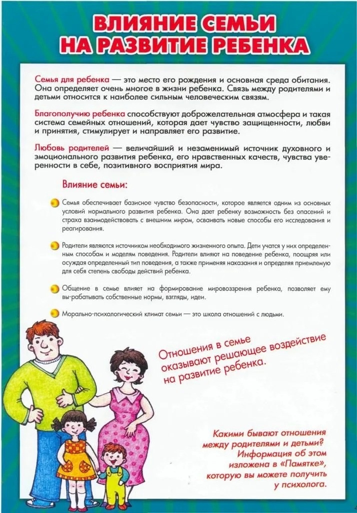 РЕКОМЕНДАЦИИ РОДИТЕЛЯМ &amp;quot;СОЗДАНИЕ ПСИХОЛОГИЧЕСКИ КОМФОРТНОЙ СРЕДЫ В СЕМЬЕ&amp;quot;.